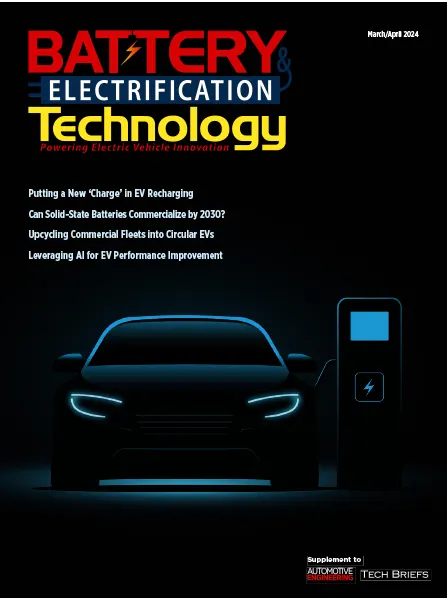 Battery Electrification Technology March April 2024 free pdf download