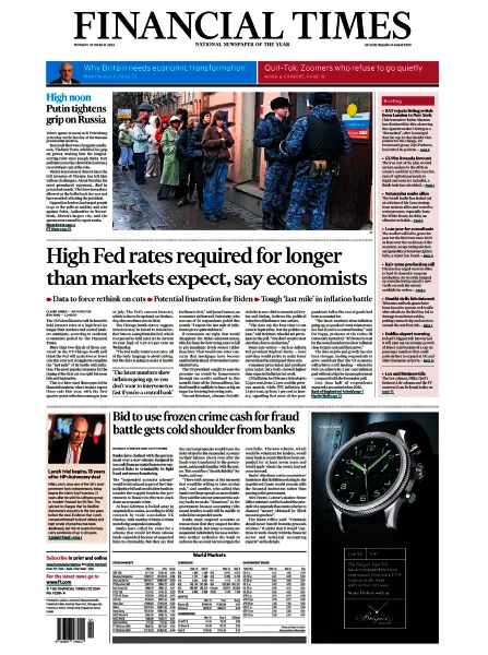 Financial Times 18 March 2024 free pdf download