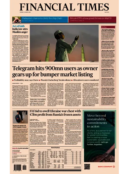 Financial Times USA 12 March 2024 freemagazines.top