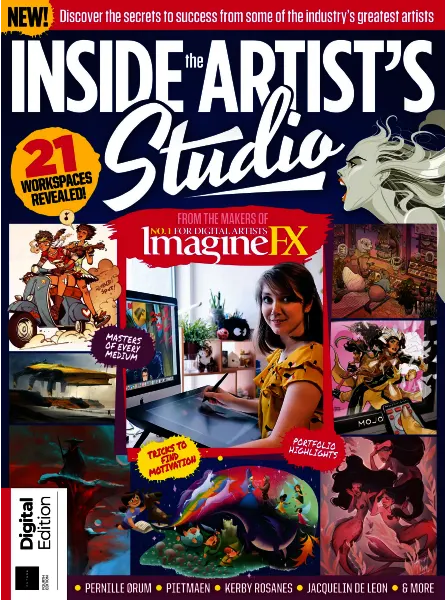 ImagineFX Inside The Artists Studio 4th Edition 2024