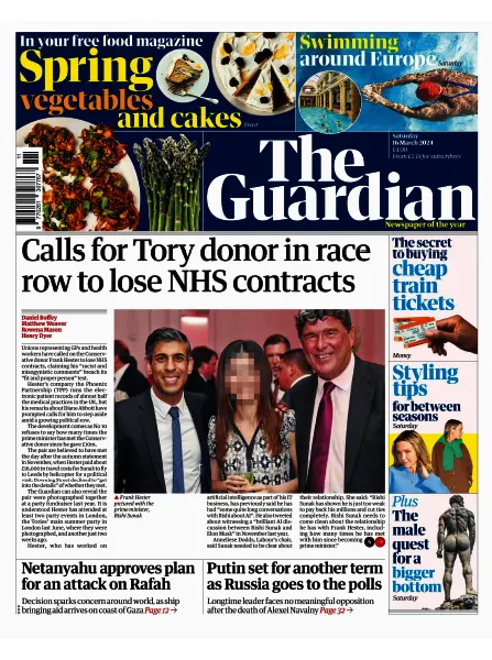 The Guardian 16 March 2024 free pdf download