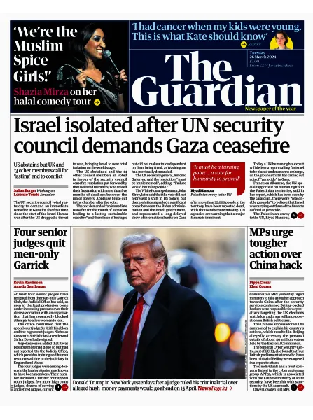 The Guardian 26 March 2024