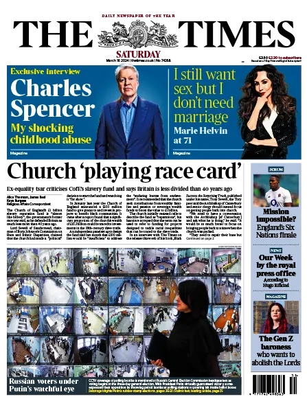 The Times 16 March 2024 free pdf download