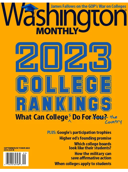 Washington Monthly September October 2023 free pdf download