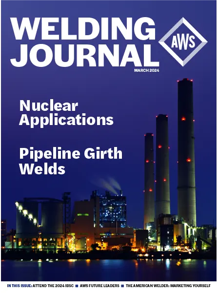 Welding Journal March 2024 free pdf download