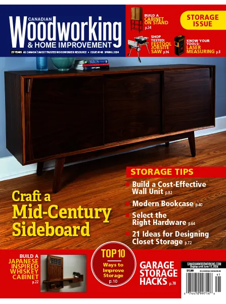 Canadian Woodworking Home Improvement Issue 148 Spring 2024
