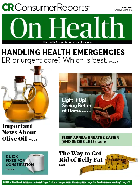 Consumer Reports on Health Volume 36 Issue 4 April 2024