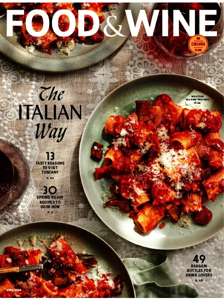 Food Wine USA The Drinks Issue April 2024