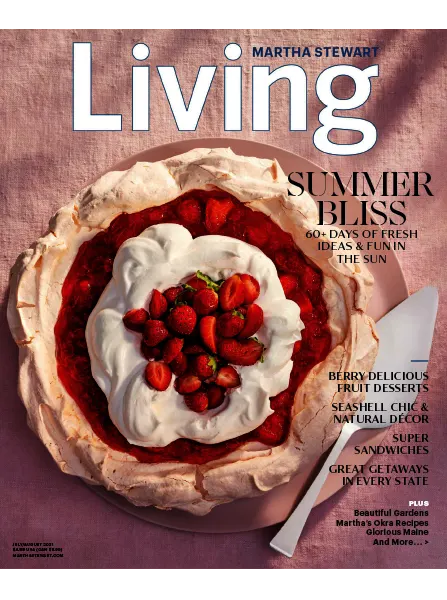 Martha Stewart Living July August 2021