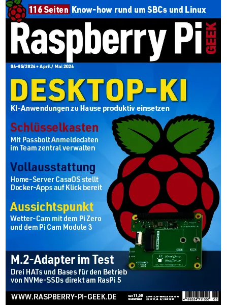 Raspberry Pi Geek April Mai 2024 free pdf download