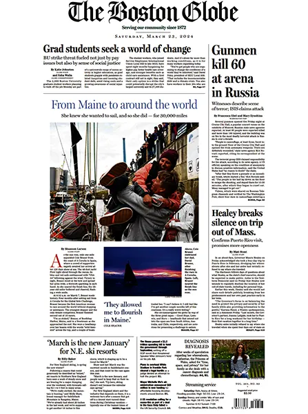 The Boston Globe 23 March 2024