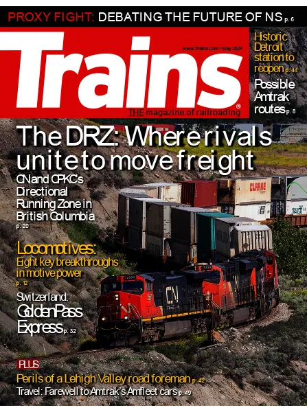 Trains May 2024