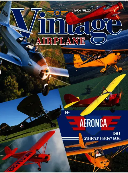 Vintage Airplane March April 2024