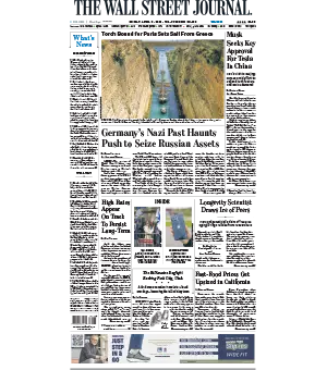 The Wall Stree tJournal April 29 2024