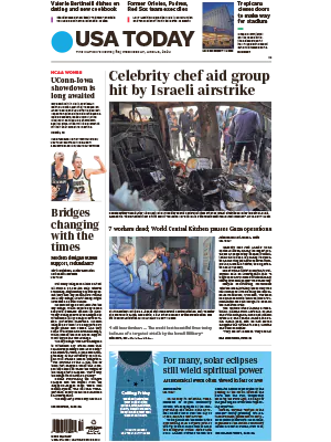 USA Today April 3 2024