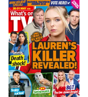 Whats on TV 25 31 May 2024