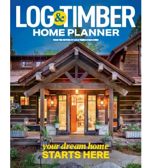 Log Timber Home Living Home Planner 2024