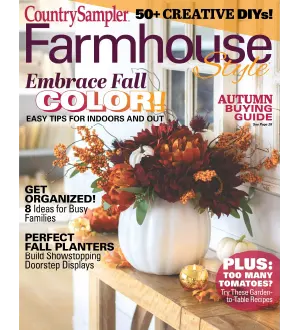 Country Sampler Farmhouse Style Autumn 2024