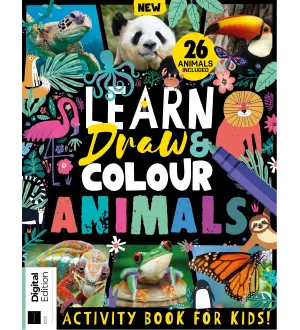 Learn Draw Colour Animals 4th Edition 2024