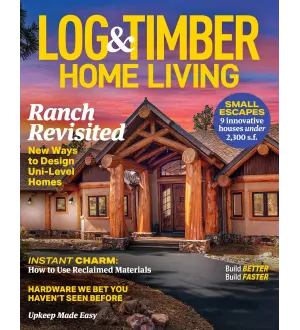 Log Timber Home Living August 2024