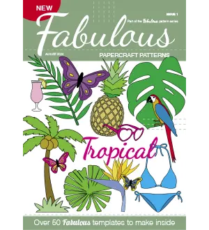 Fabulous Papercraft Templates Tropical 2024