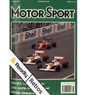 Motor Sport Retros August 1989