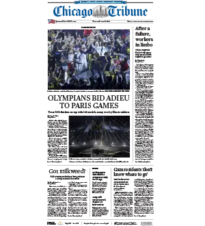 Chicago Tribune   12 August 2024