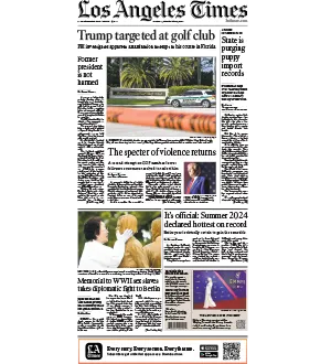 Los Angeles Times 16 September 2024