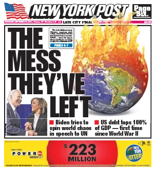 New York Post September 25 2024