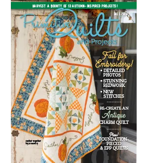 Primitive Quilts and Projects Magazine Fall 2024