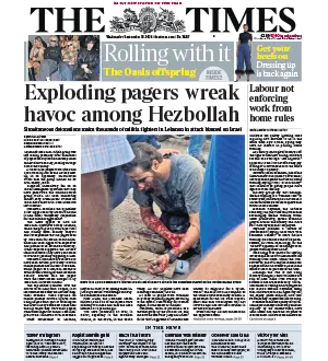 The Times 18 September 2024