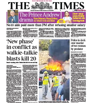 The Times 19 September 2024
