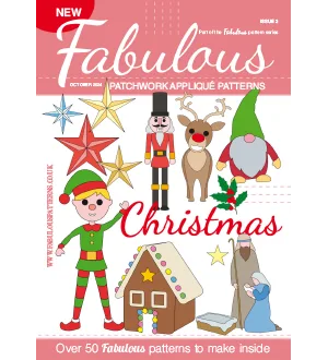 Fabulous Patchwork Applique Patterns Issue 3 October 2024