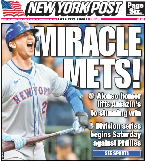 New York Post October 4 2024