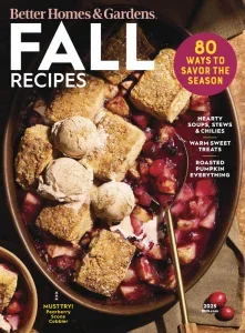 Better Homes & Gardens USA – Fall Recipes 2025 Download Magazine PDF