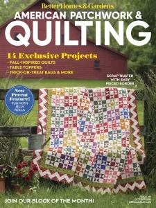American Patchwork & Quilting – October 2025 Download Magazine PDF
