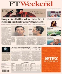 Financial Times UK – 13 September, 2025 Download Magazine PDF