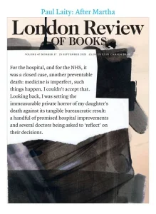 London Review of Books – Volume 47 No. 17, 25 September 2025 Download Magazine PDF