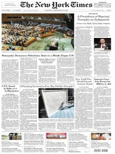 The New York Times – 27 September 2025 Download Magazine PDF