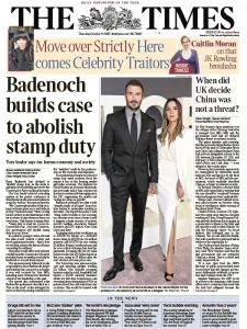 The Times – 9 October 2025 Download Magazine PDF