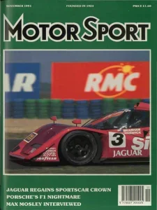 Motor Sport Retros – November 1991 Download Magazine PDF
