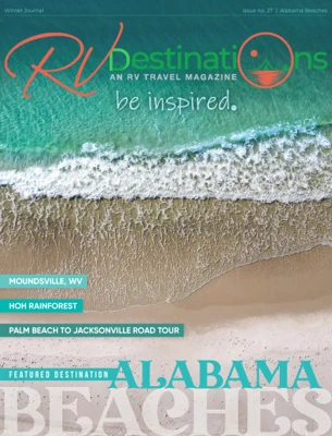 RV Destinations Magazine Issue 27 Alabama Beaches 2026