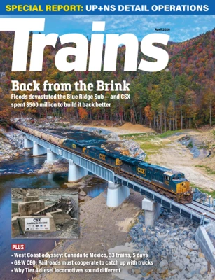 Trains April 2026